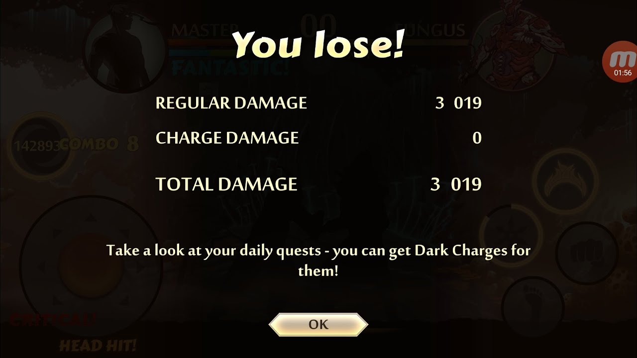 Shadow Fight 2 No Charge Damage 3019
