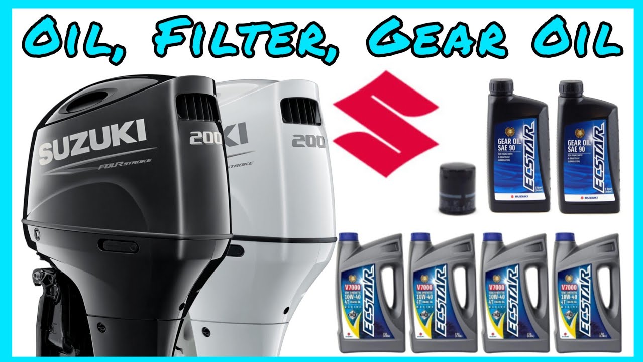Suzuki 200hp - DIY 20 Hour Service (Oil, Oil Filter, and Gear Oil) Step-by-Step *With Part Numbers*