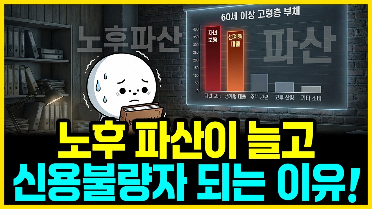 노후 파산이 늘고, 신용불량자 되는 이유 | 부자의경제학