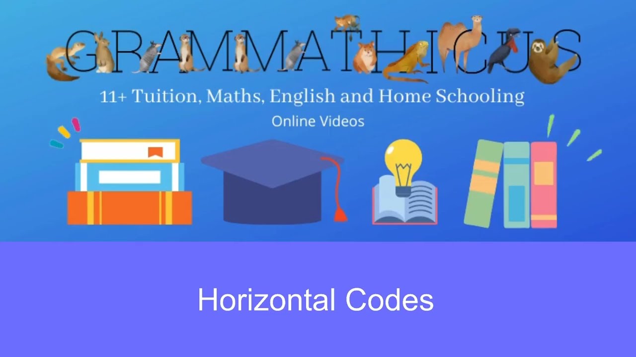 11+ Non-Verbal Reasoning Tutorial - Horizontal Codes
