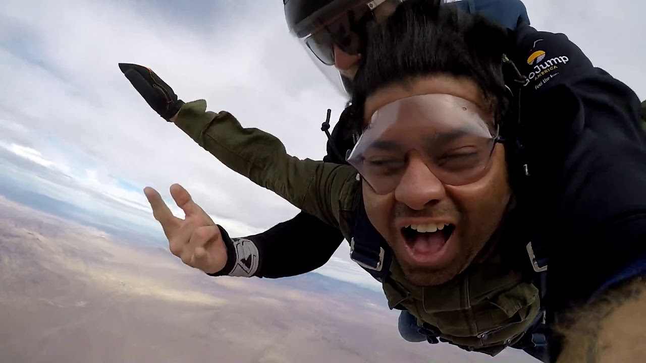 Skydiving in Las Vegas with GoJump