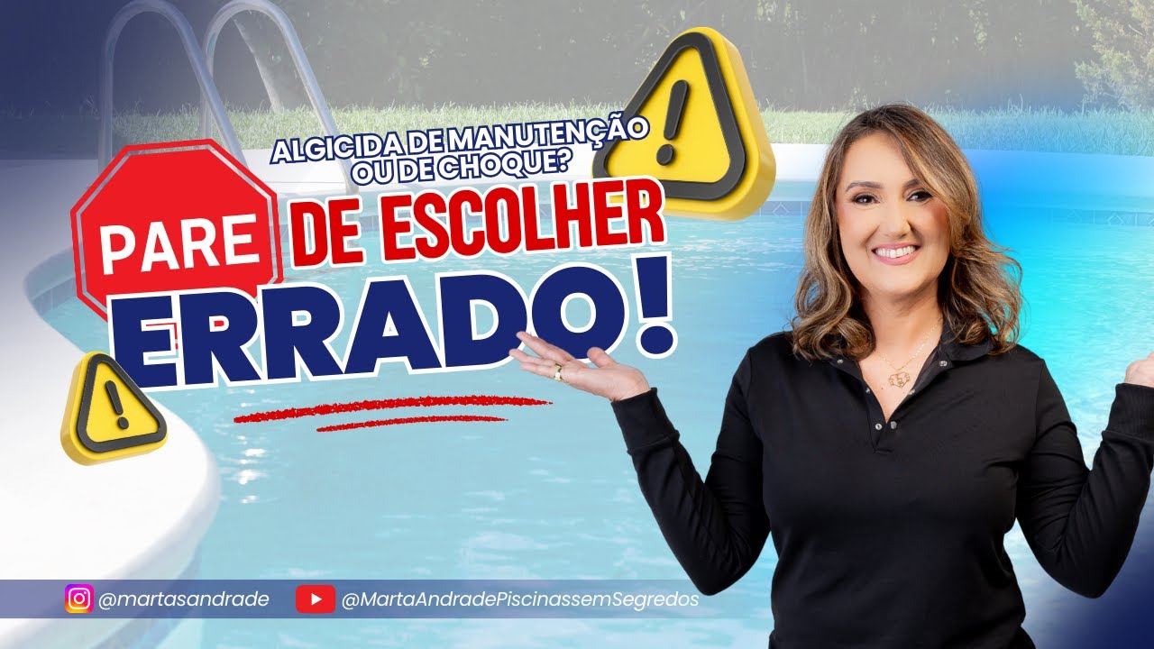 Algicida de Manutenção ou de Choque? PARE de Escolher Errado!