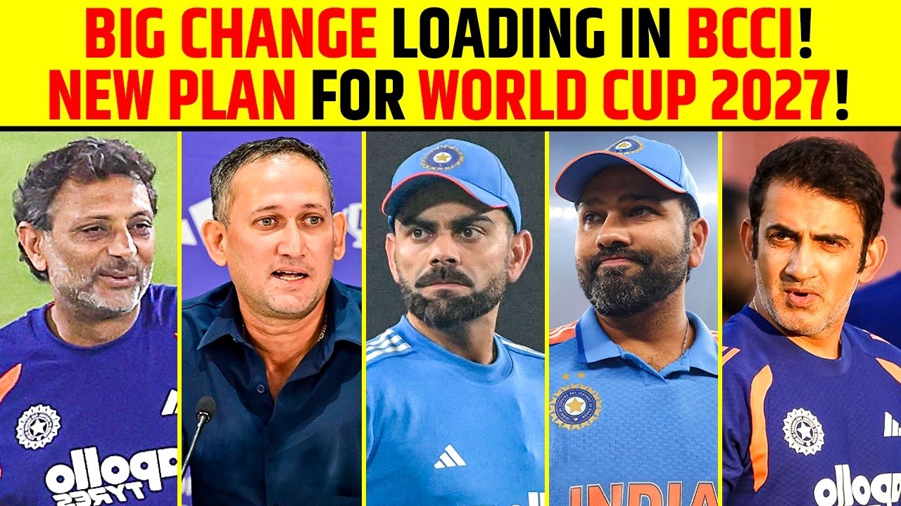 BIG CHANGE LOADING IN BCC!, NEW PLAN READY FOR ODI WORLD CUP 2027! #ajitagarkar #gautamgambhir