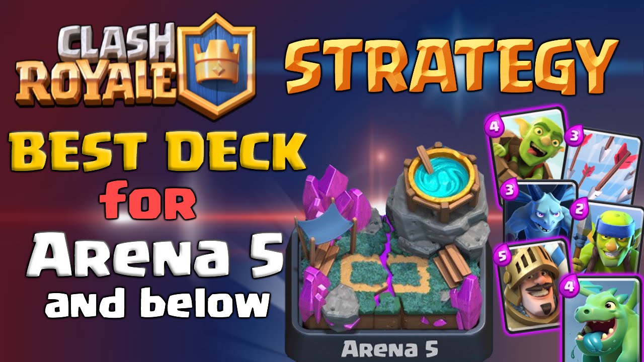 Clash Royale | Best Deck for Arena 5 and Below! Clash Royale Strategy Arena 5