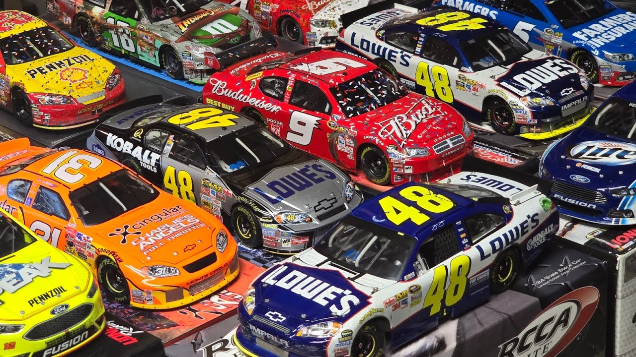 Different NASCAR Cup Series Diecasts 2003-2024