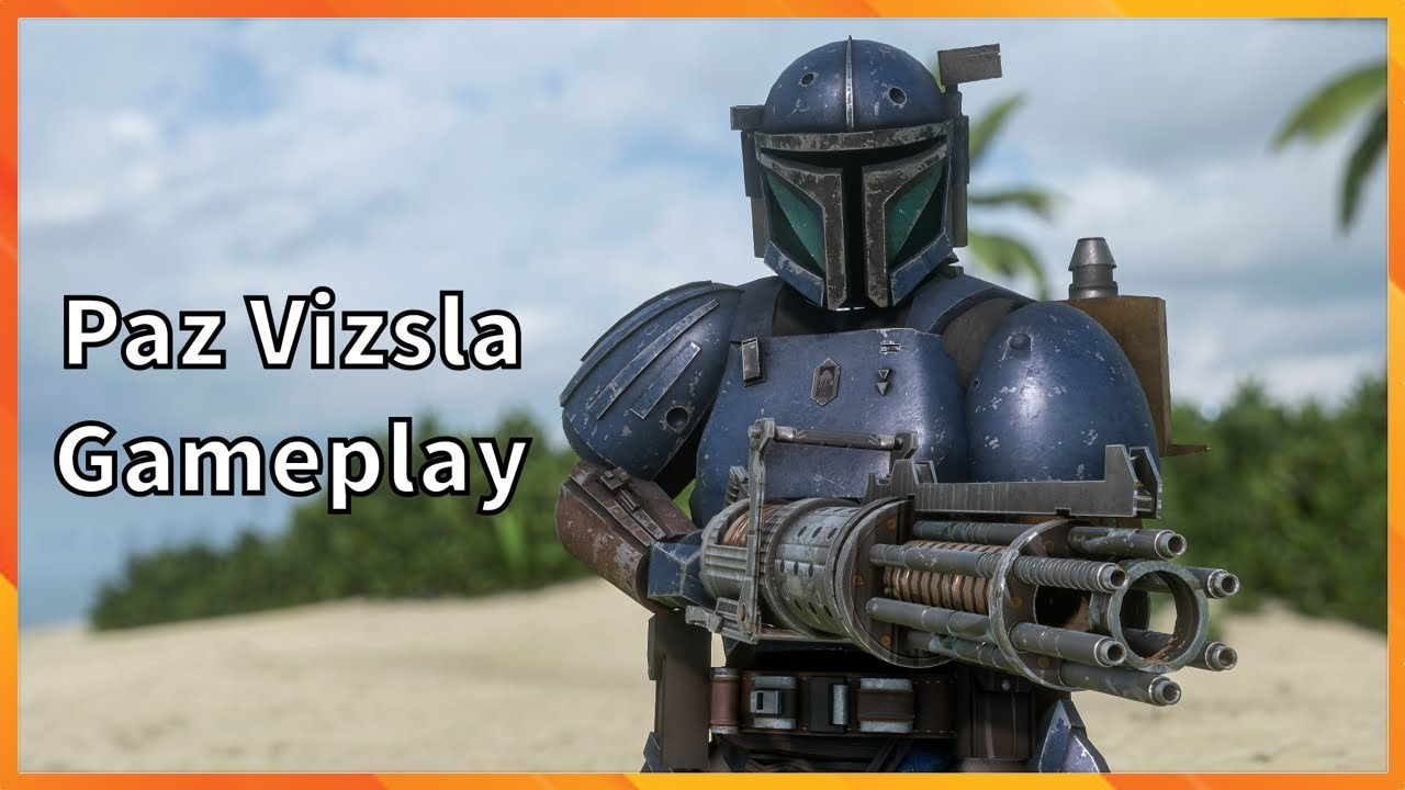Paz Vizsla Gameplay Star Wars Battlefront 2