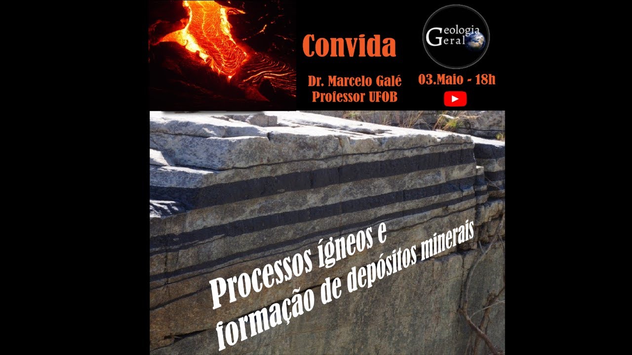Processos Ígneos e Formação de Depósitos Minerais - Geologia Geral Convida 08 - Dr. Marcelo Galé