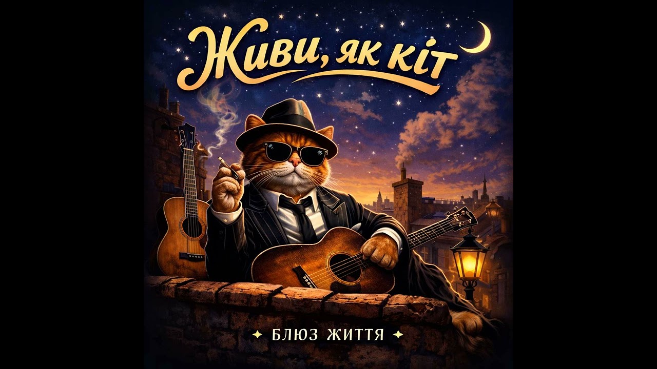 🇺🇦 Живи як кіт — Блюз про свободу (Офіційне аудіо) |  Live Like a Cat — Deep Blues (Official Audio)