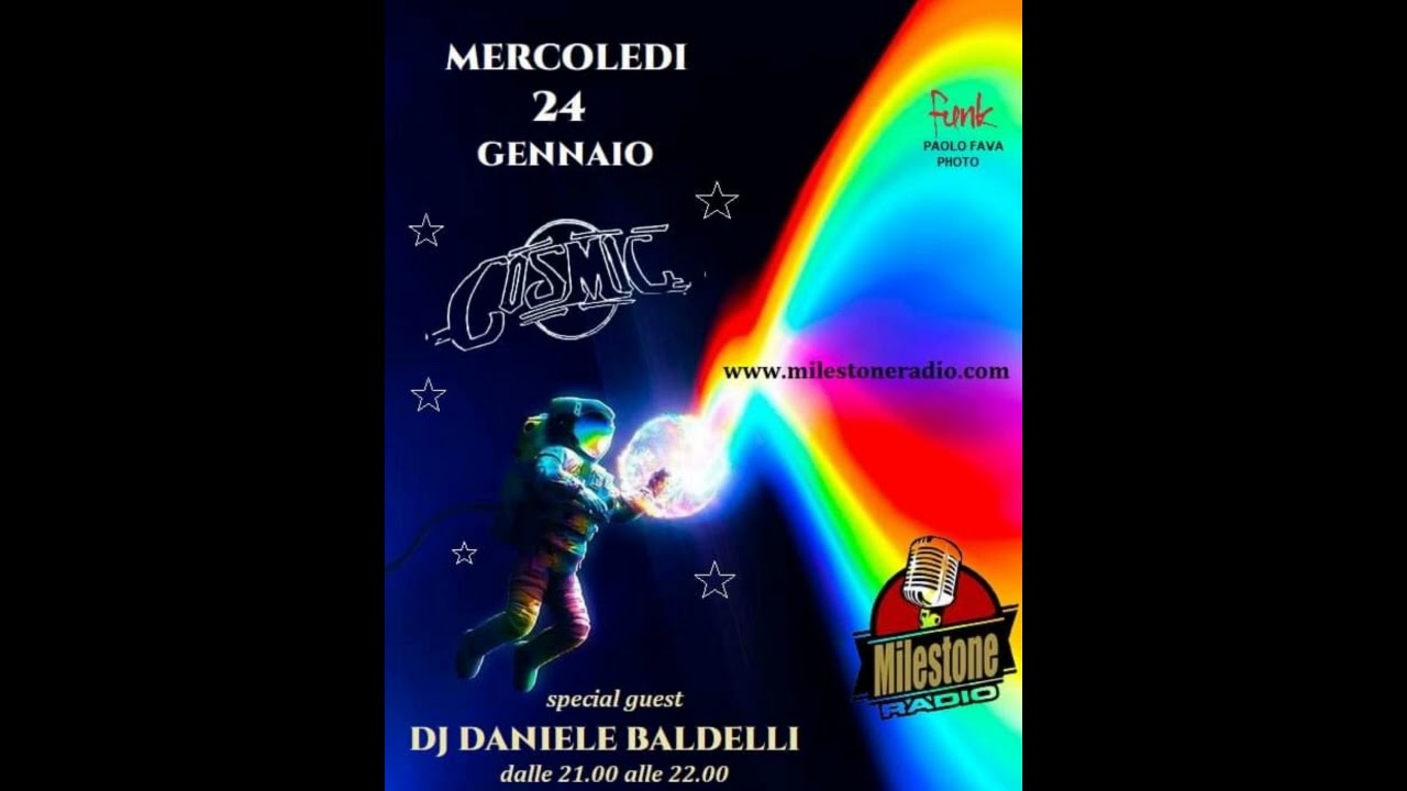 Dj Daniele Baldelli (Cosmic) Milestone Radio session 24.01.2024