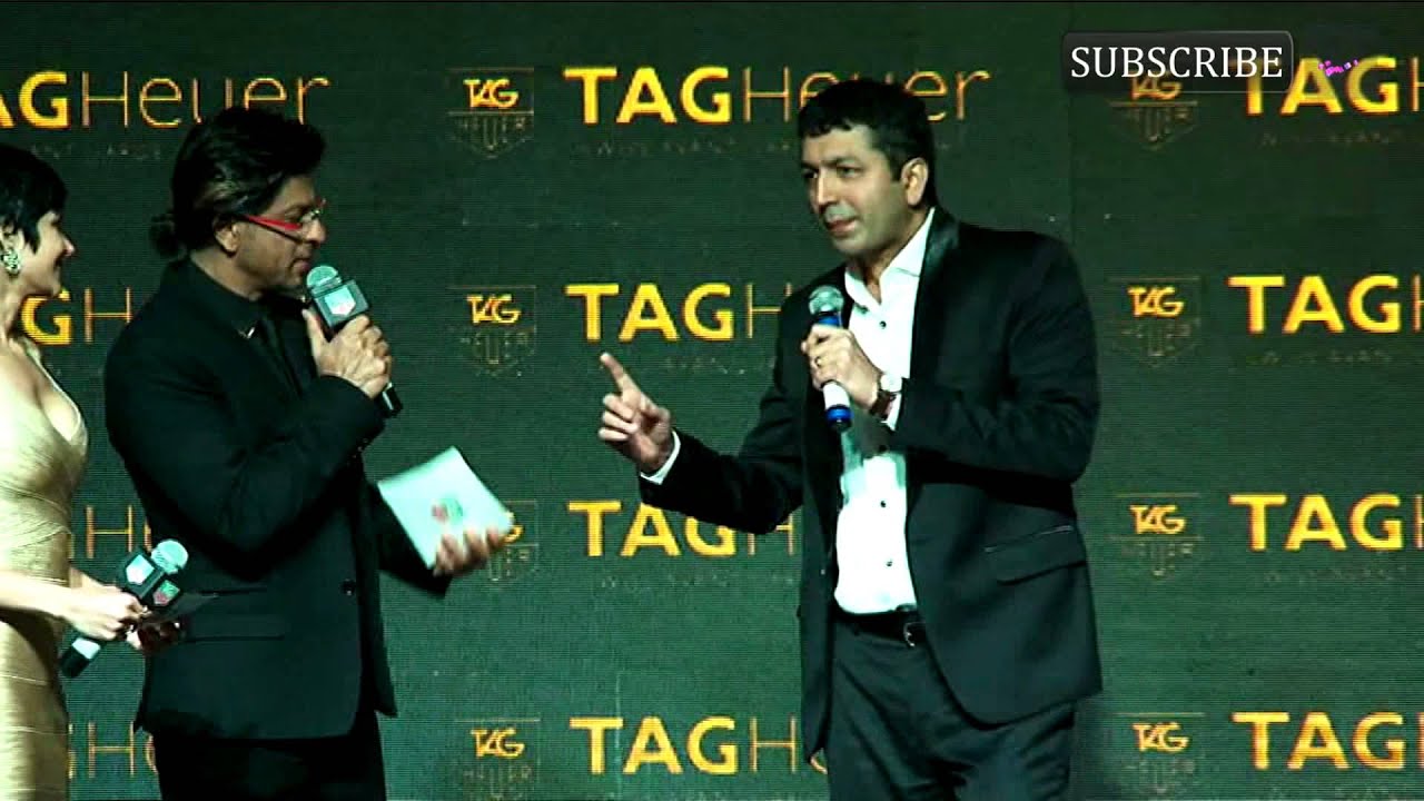 Shah Rukh Khan Unveils Tag Heuer's Carrera Gold Collection