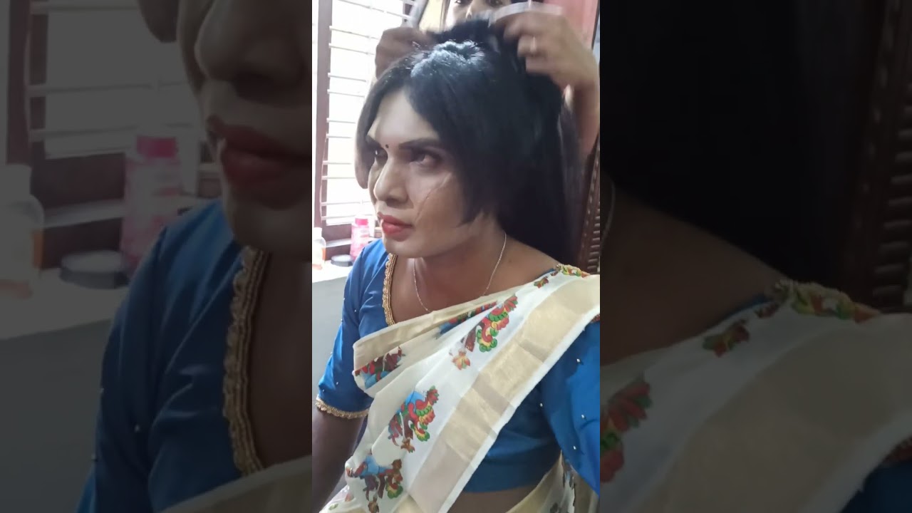 ചമയവിളക്ക് മേകപ്പ് 2023| Chamayavilakku makup 2023| #Male to female makup