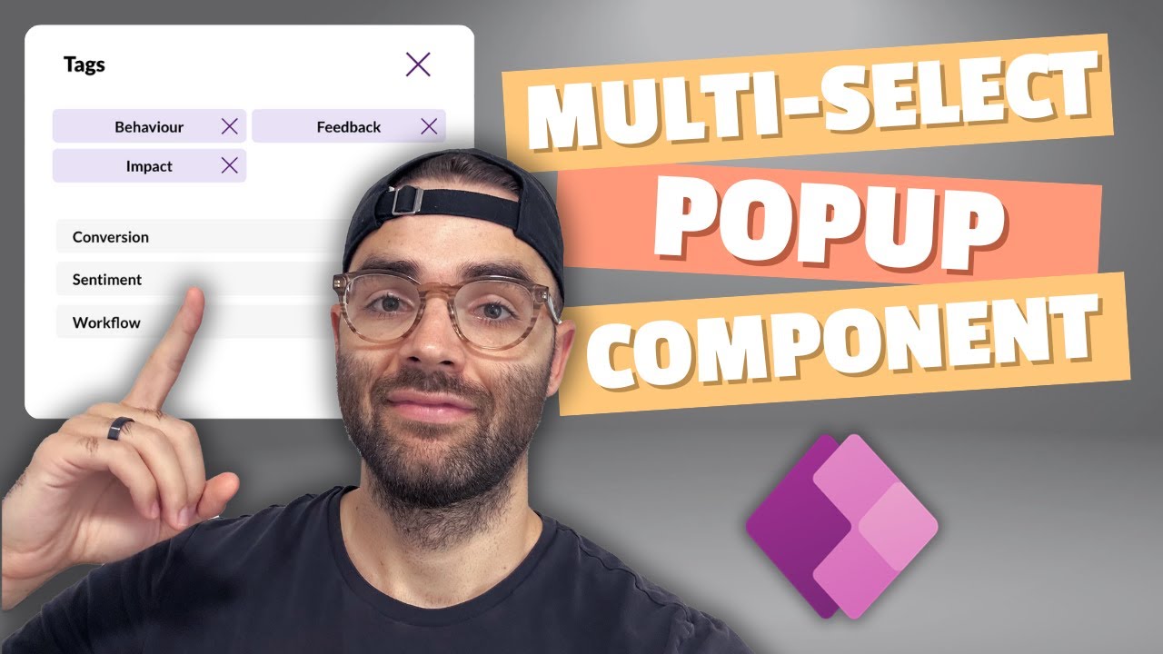 Компонент всплывающего окна с множественным выбором в Power Apps