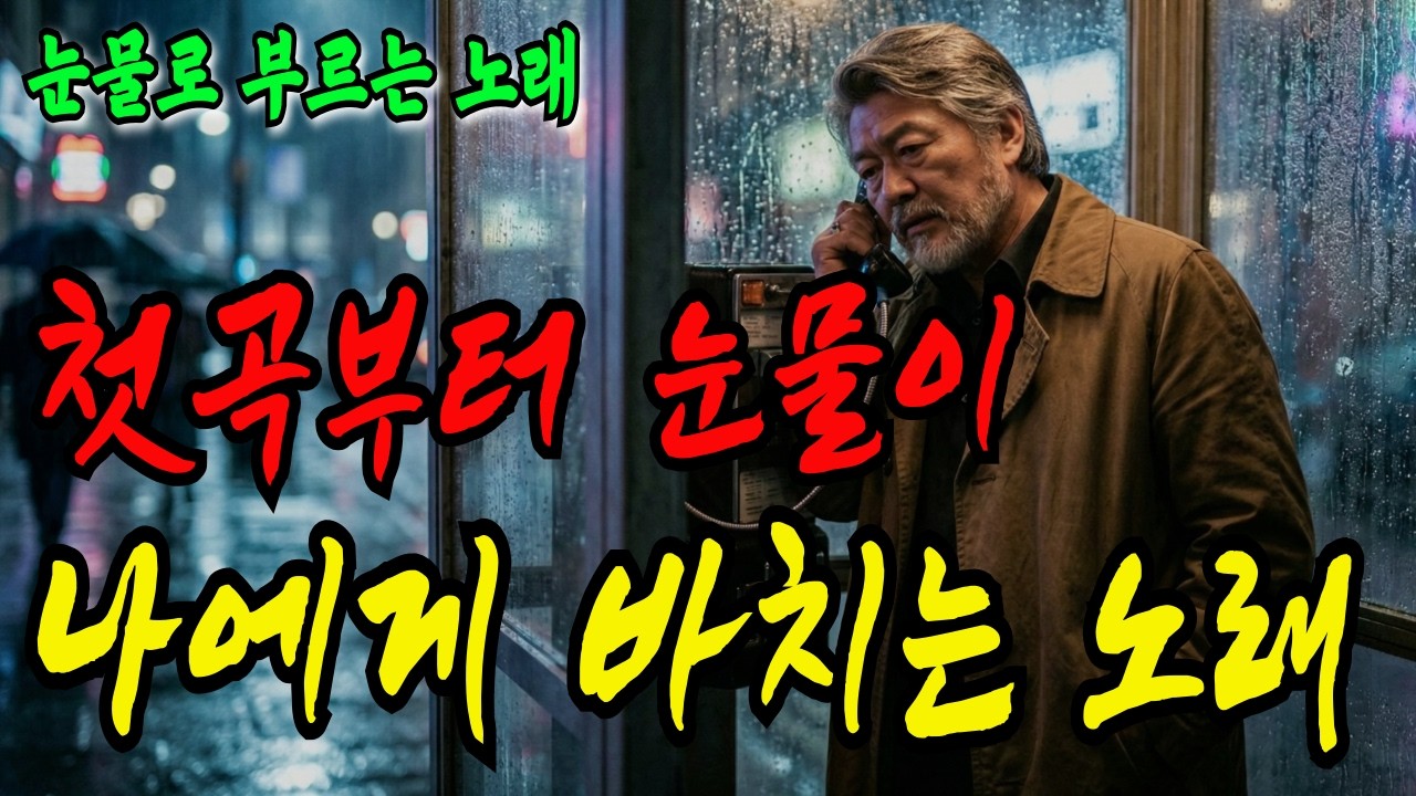 눈물로 부르는 애절한 중년가요 | 