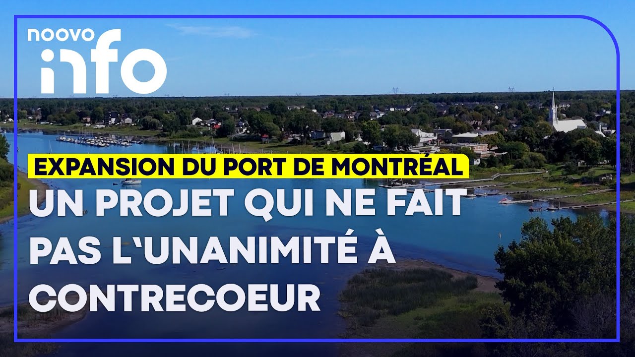 Expansion du port de Montréal à Contrecœur: des réactions mitigées dans la communauté