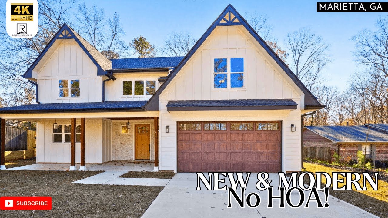 MUST SEE Brand New Modern Home for Sale in Marietta GA - NO HOA!!!