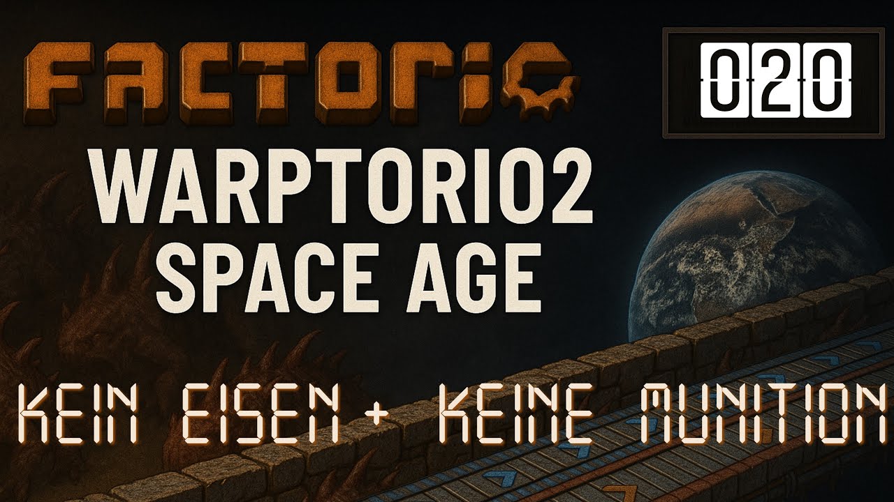 ⚠️ Ressourcen am Limit – kein Eisen, keine Munition | Warptorio2 Factorio Space Age 