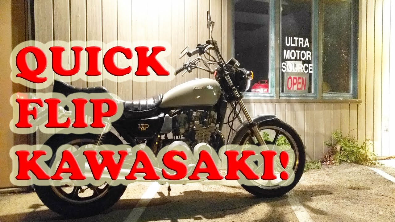 Quick Flip Kawasaki - Fixing up a 1982 KZ550 LTD