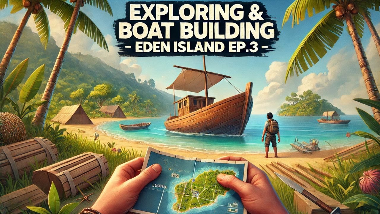 ⛵ Boat Built & House Upgraded! | Eden Island Ep. 3