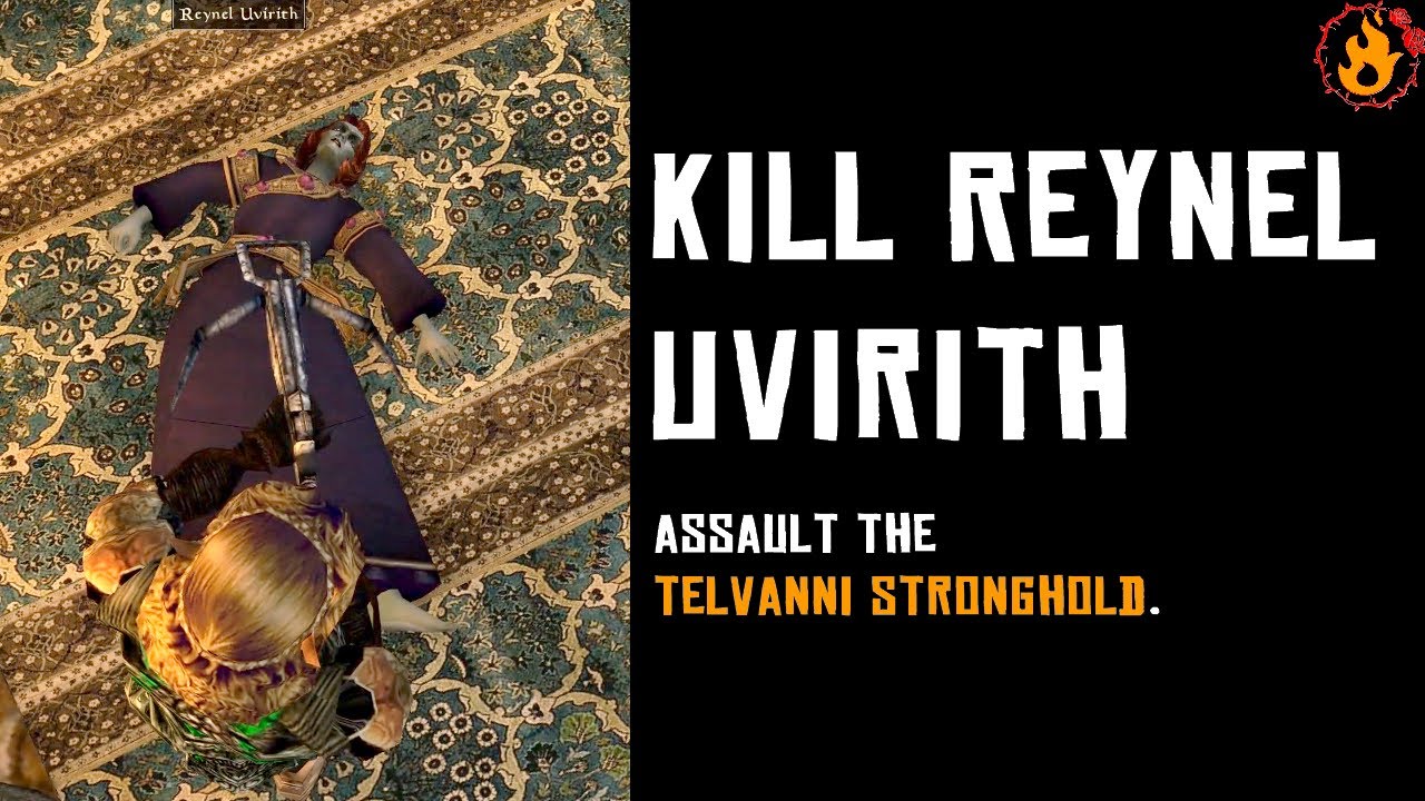 Kill Reynel Uvirith - House Hlaalu Walkthrough (TES III Morrowind)