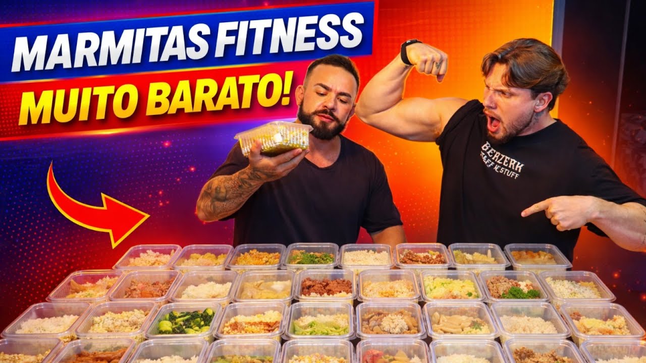 MARMITAS FITNESS POR PREÇO DE LANCHE 😱💪 (BARATO DEMAIS!)