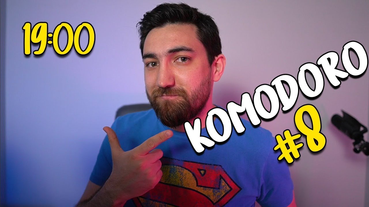 Mert Hoca ile Komodoro #8 | Birlikte Ders Çalışıyoruz | 19.00 | #merthocailekomodoro