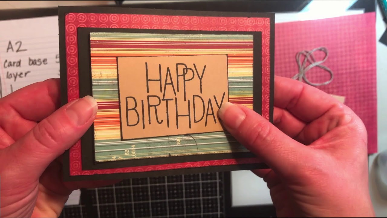 Masculine Card Ideas