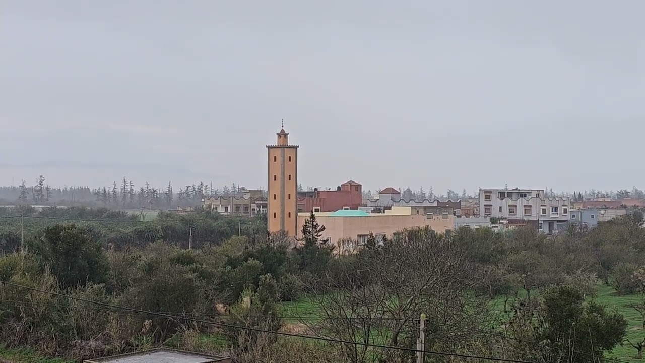 أمطار قوية بجماعة لعثامنة إقليم بركان 🍊