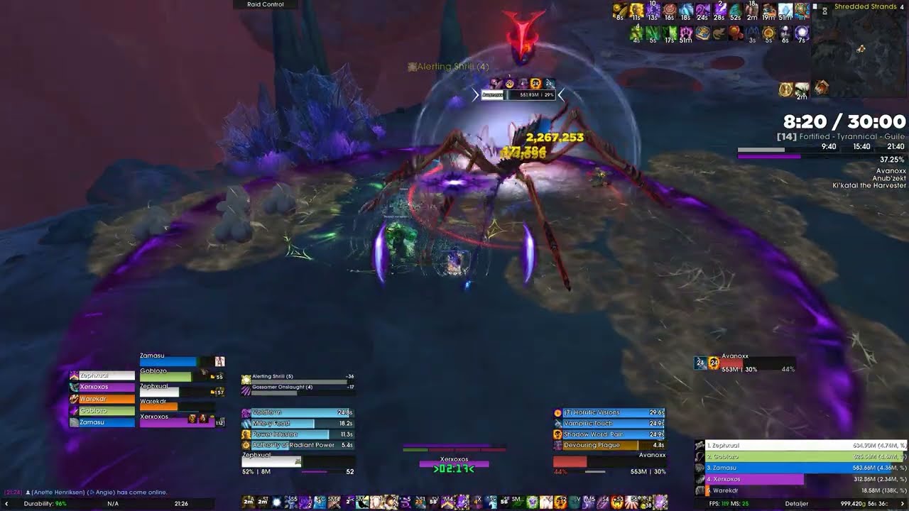 Shadow Priest vs Ara-Kara, City of Echoes +14