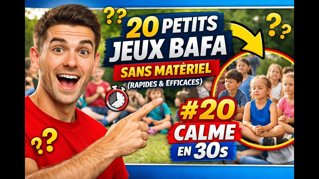 20 petits jeux BAFA rapides et efficaces - animyjob.com