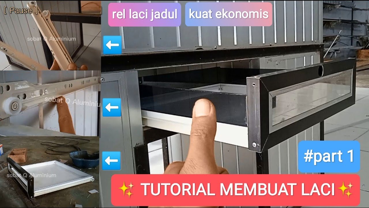 CARA MEMASANG REL LACI.Lengkap mulai dari pemasangan rel sampai pembuatan laci.SIMPEL MUDAH DIPAHAMI