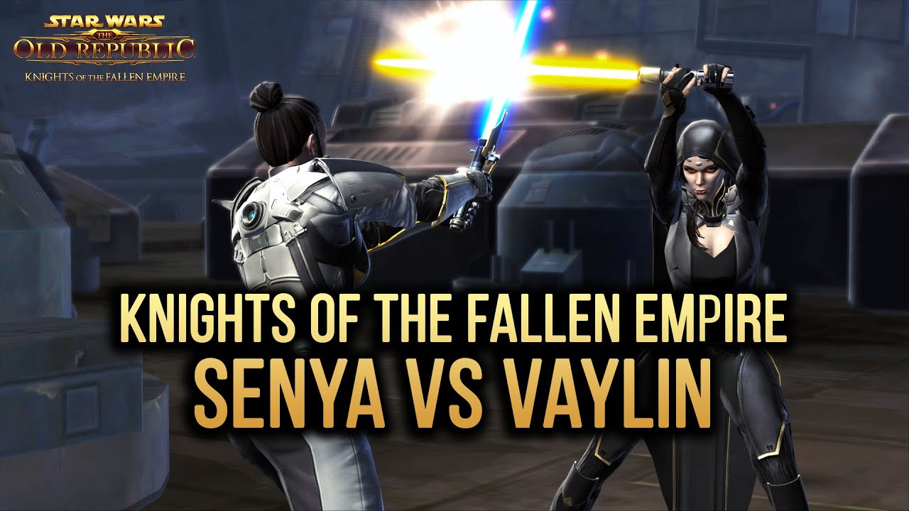 SWTOR Knights of The Fallen Empire - Vaylin vs Senya