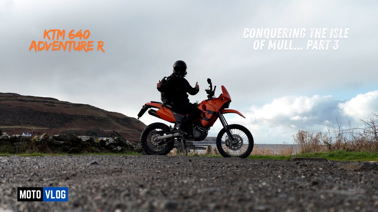Conquering The Isle Of Mull Part 3 | KTM 640 Adventure R Battles Mull's Winter