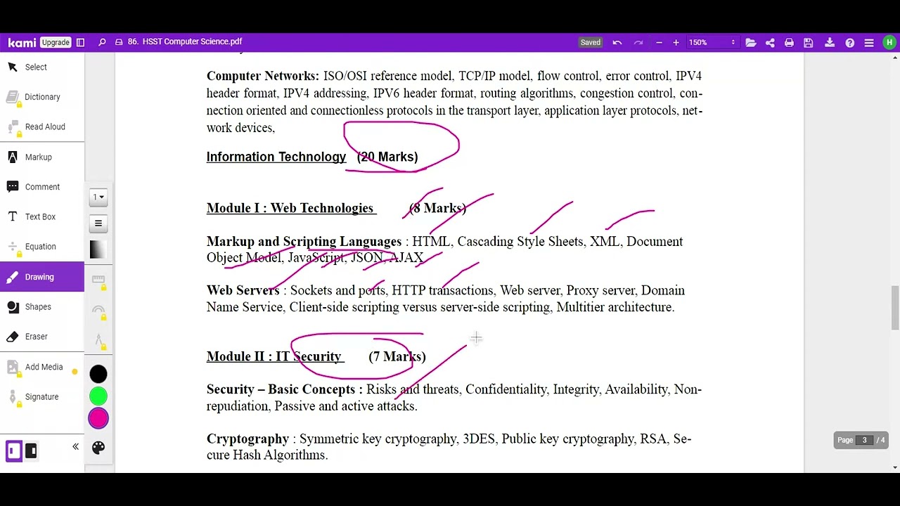 KERALA PSC | HSST COMPUTER SCEINCE | LATEST SYLLABUS