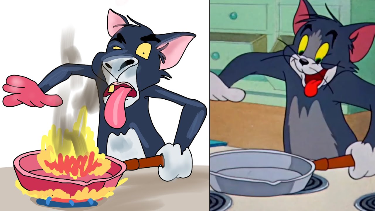 Tom And Jerry best of little quicker - funny cartoon meme| Part 2 | Tom Jerry funny moments drawing😅