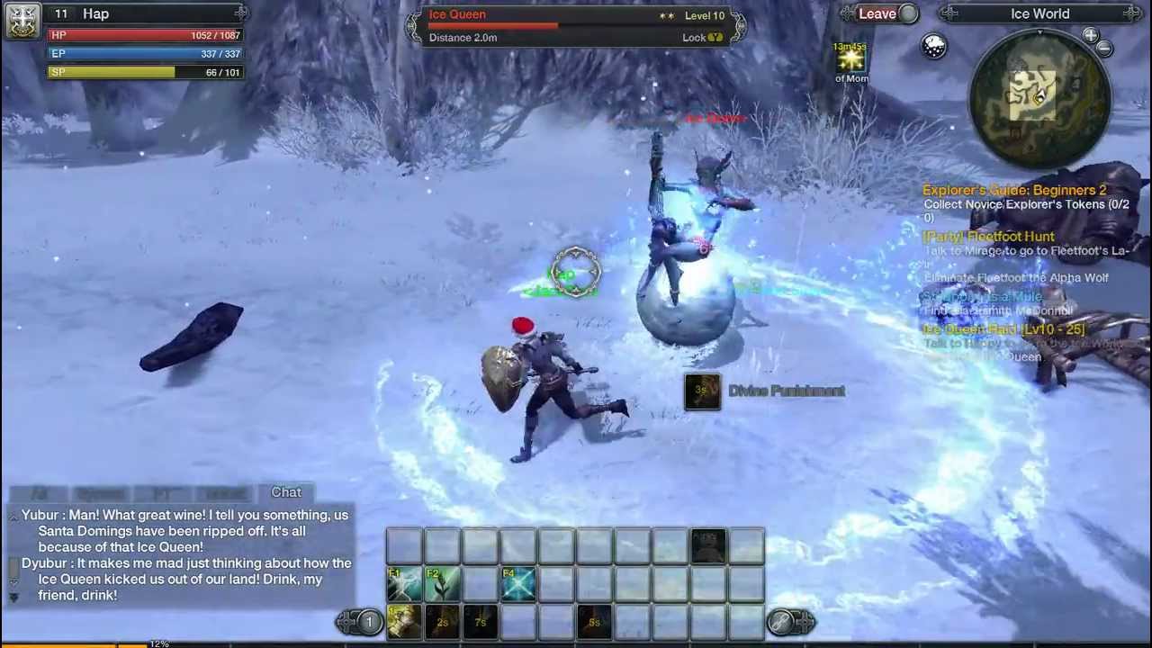 RaiderZ Ice Queen Raid [Lv10-25] Lvl10 Cleric Solo
