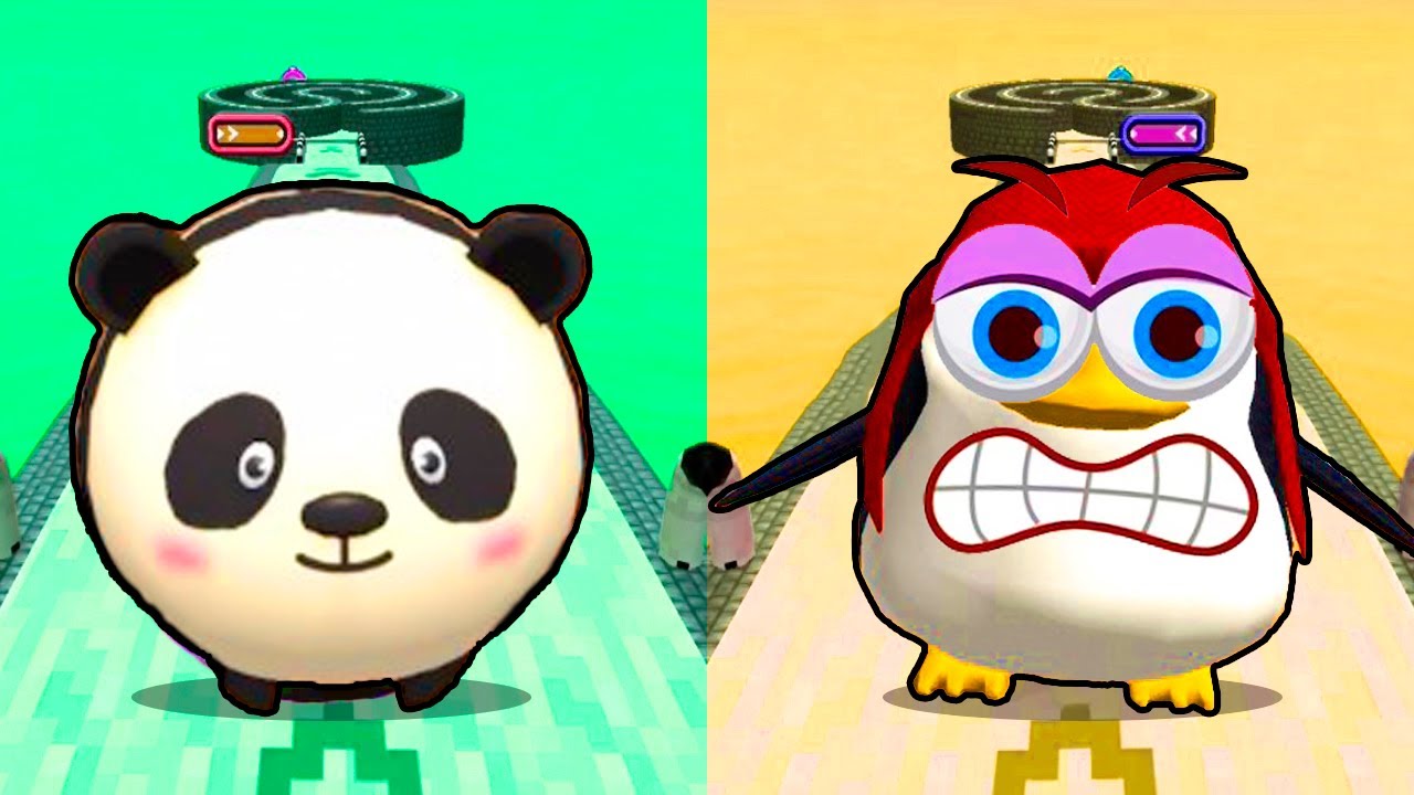 Going Balls vs. Rolling Balls Master: The Penguin Ball vs The Panda Ball! Race-891