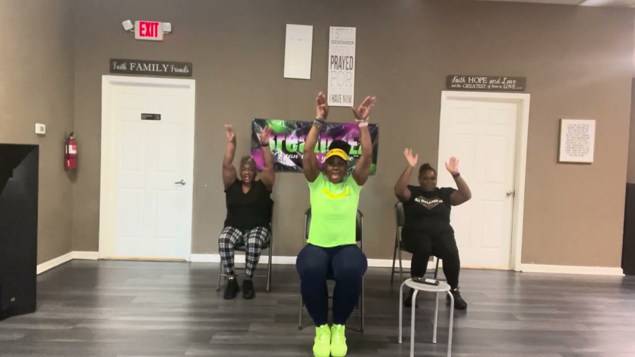 ChairOne Fitness with Coach Que Song Water Artist Tyla www.chaironefitness.com