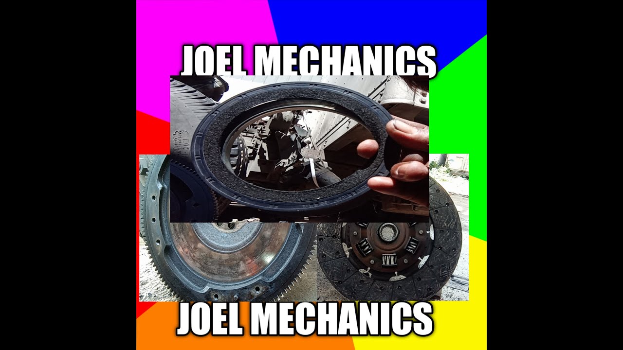 Isuzu 4hg1 pull out transmition/plywheel replaced oil seal