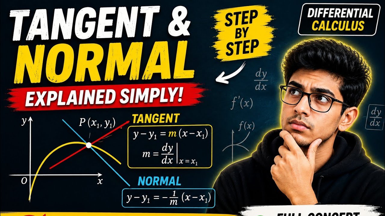 Differential calculus Tangent and Normal problem-2