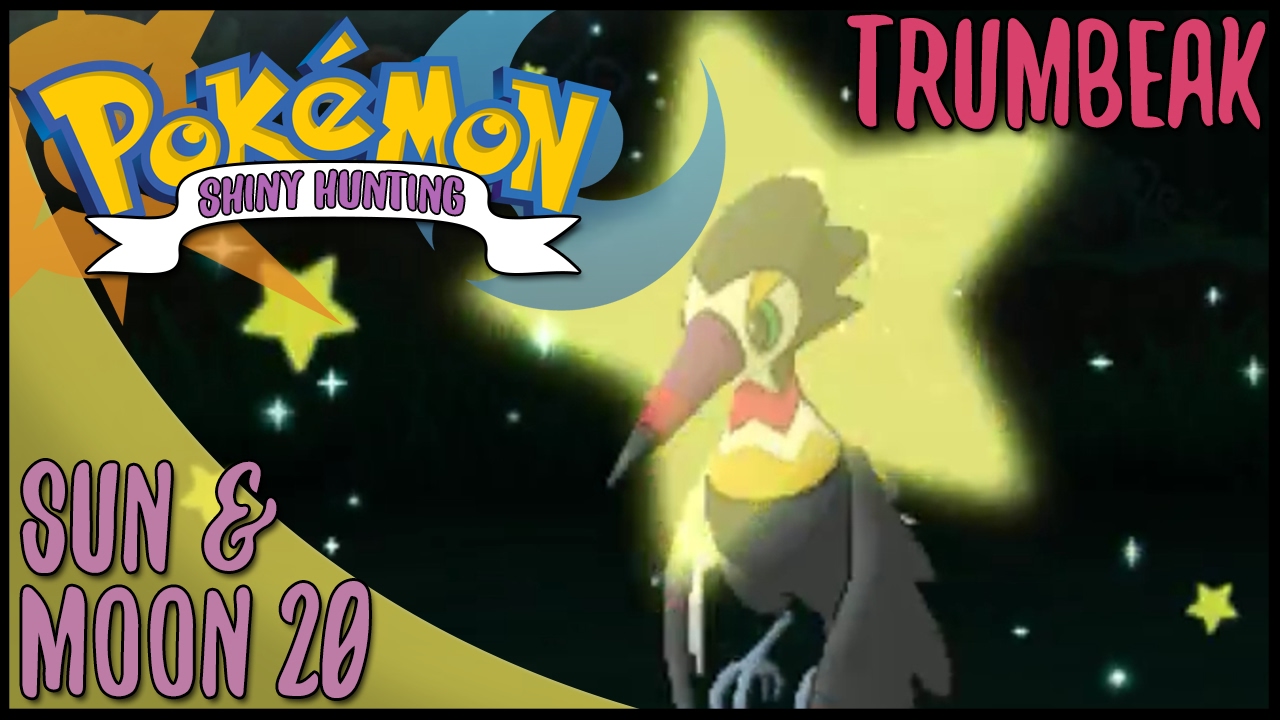 LIVE Sun & Moon Shiny Hunting 20: 2nd Shiny Trumbeak, Only 133 Random Encounters!
