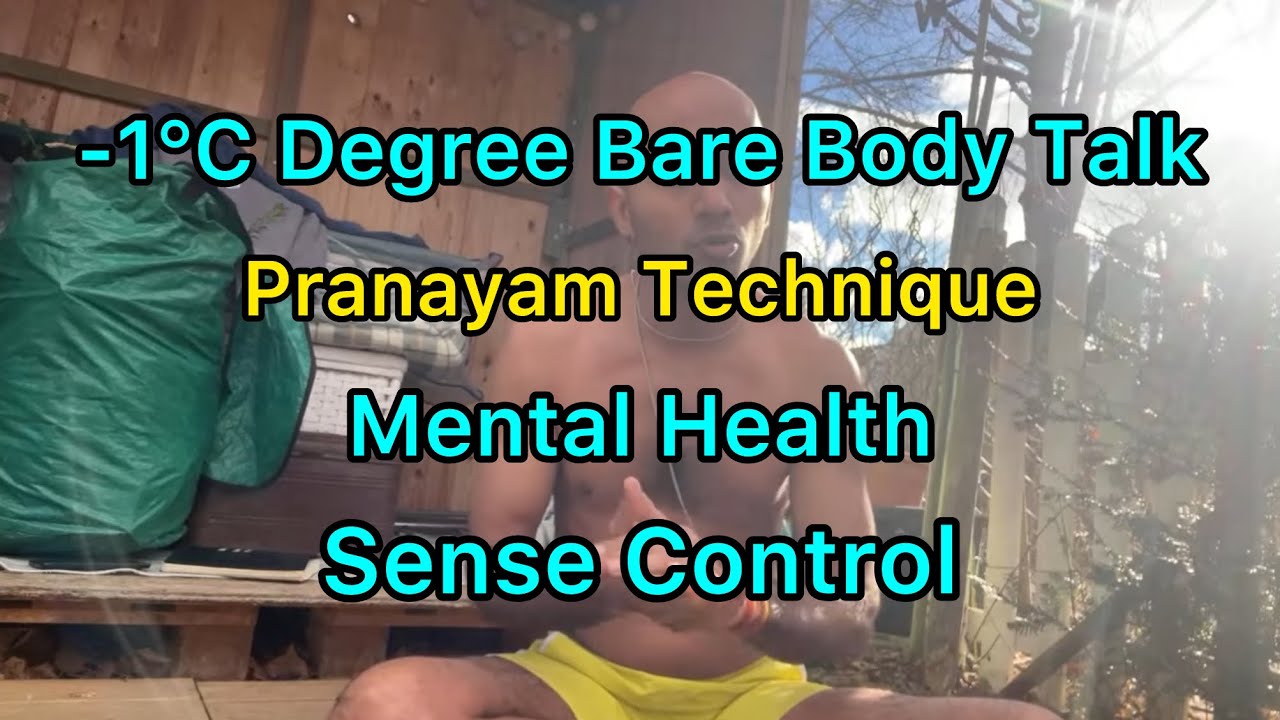 -1°C Bare Body Talk | Pranayam Techniques | Mental Health & More | Pratiush Sharma Live Session
