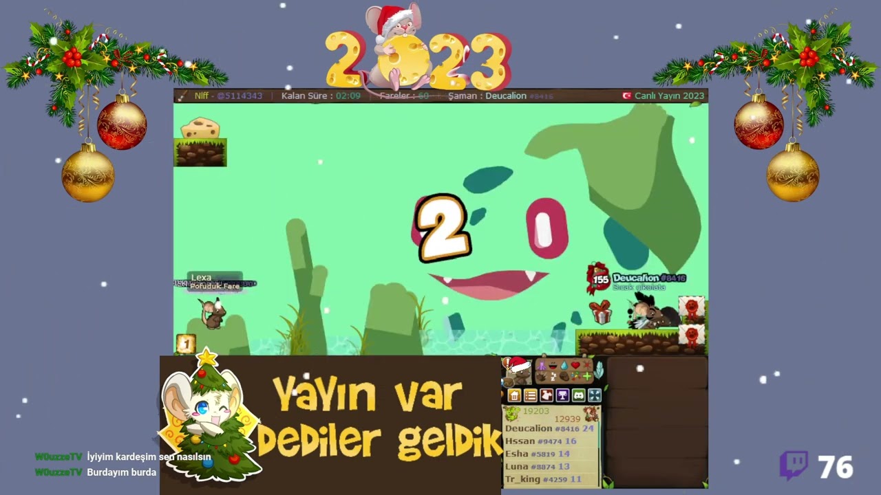 2022 Transformice TR Ekibi Yılbaşı Özel Canlı Yayını [24.12.2022]