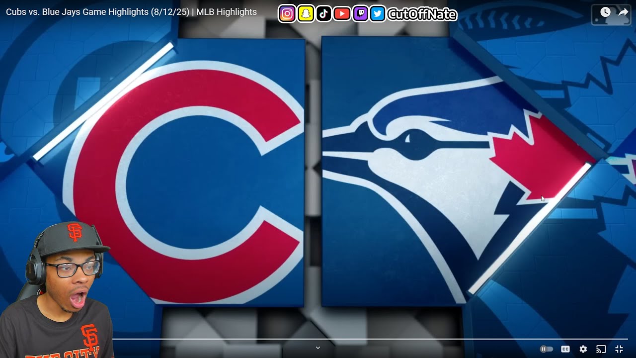 CutOffNate Reacts To Cubs vs. Blue Jays Game Highlights (8/12/25) | MLB Highlights