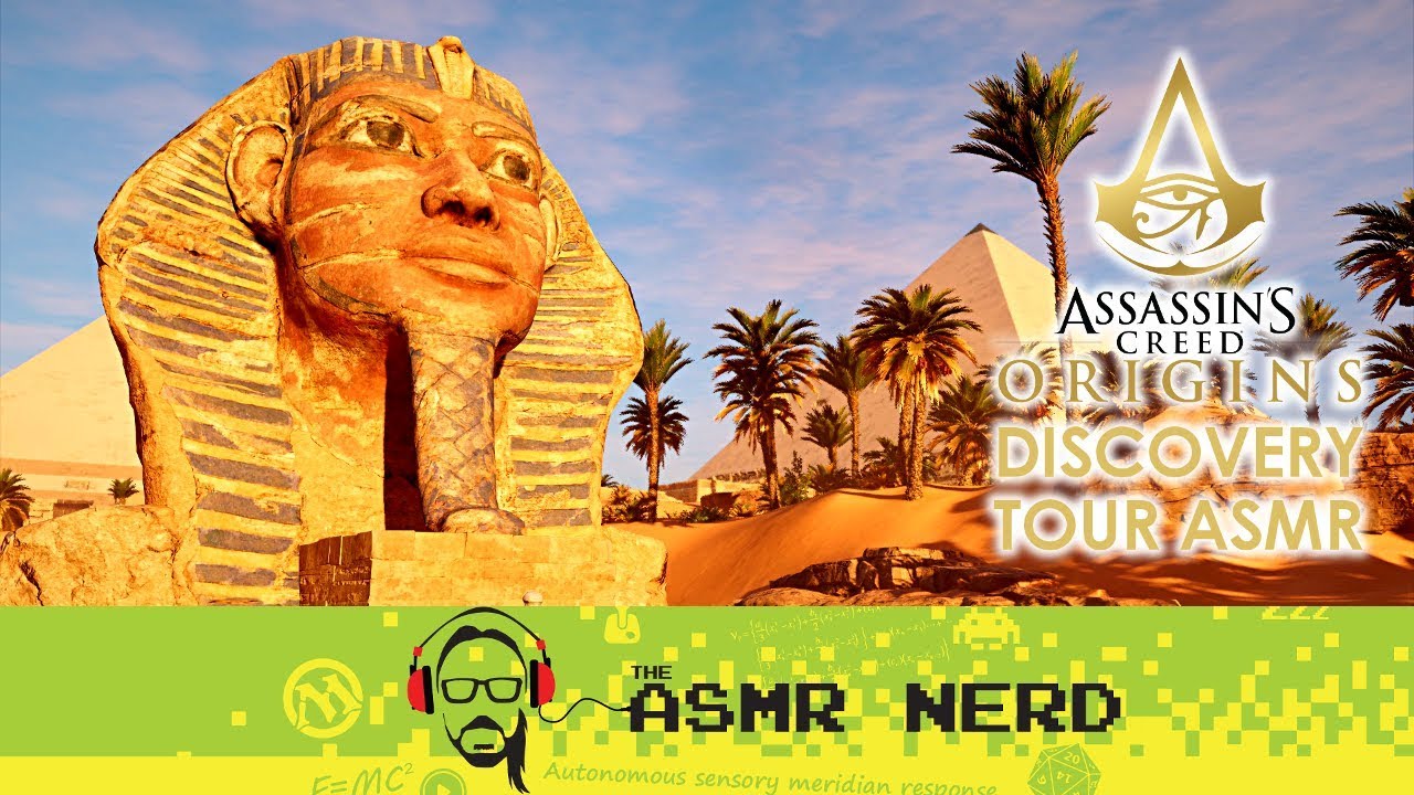ASMR Gaming Whisper | Assassin's Creed Origins Discovery Tour | Riddle of the Sphinx