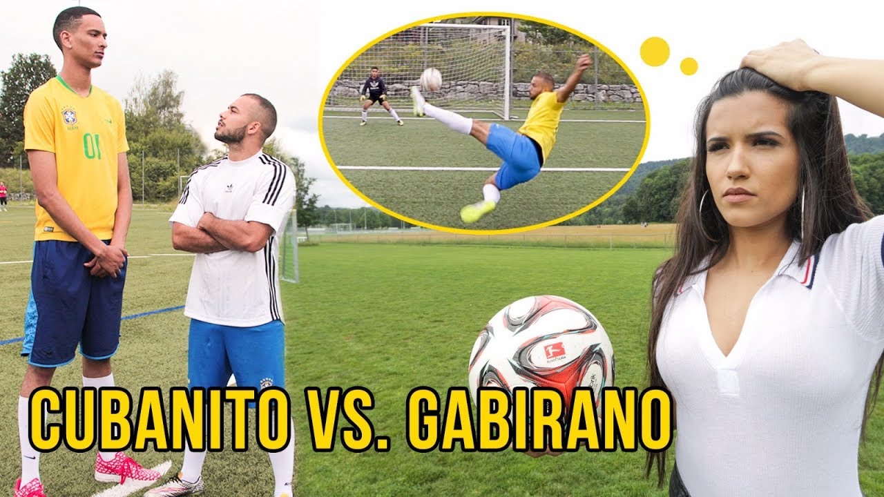 Krasse Fussball Challenge VS den grössten Spieler der Welt!!