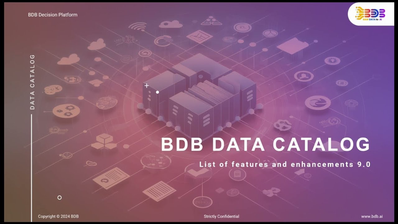 BDB 9.0 - Data Catalog Features & Enhancements