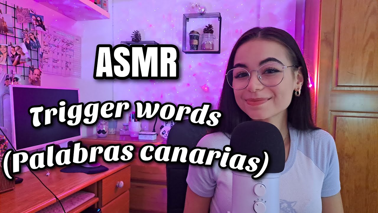 ASMR TRIGGER WORDS (PALABRAS CANARIAS!🏝️) ASMR palabras detonantes en español para dormir | Pandasmr