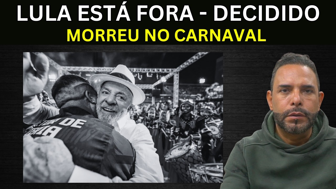 TERÇA FEIRA - LULA FORA DA ELEIÇÃO 2026 - MORTE NO DESFILE DEVASTOU A TODOS - JANJA FOI EXPULSA