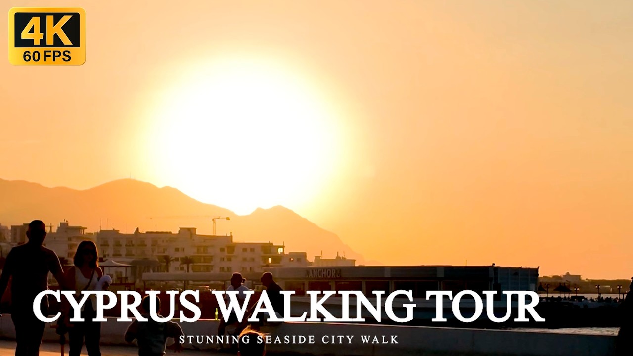 Kyrenia (Girne) North Cyprus 4K Walking Tour | Stunning Seaside City Walk