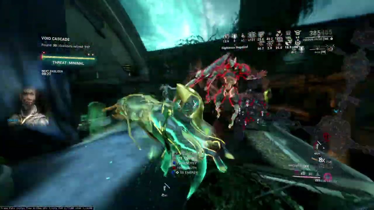 Oberon Vazarin Roar Void Cascade Solo Level Cap (126 exolizers)